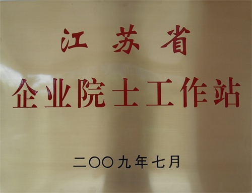 南京聚鋒被評為『江蘇省企業院士工作站』